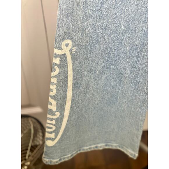 NWT Y2K Von Dutch Low Rise Bootcut patch Embroidered Jeans size 27. - Picture 14 of 15